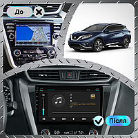 Al Штатная магнитола для Nissan Murano III (Z52) 2014-н.в. экран 10" 6/128Gb 4G Wi-Fi GPS Top Android