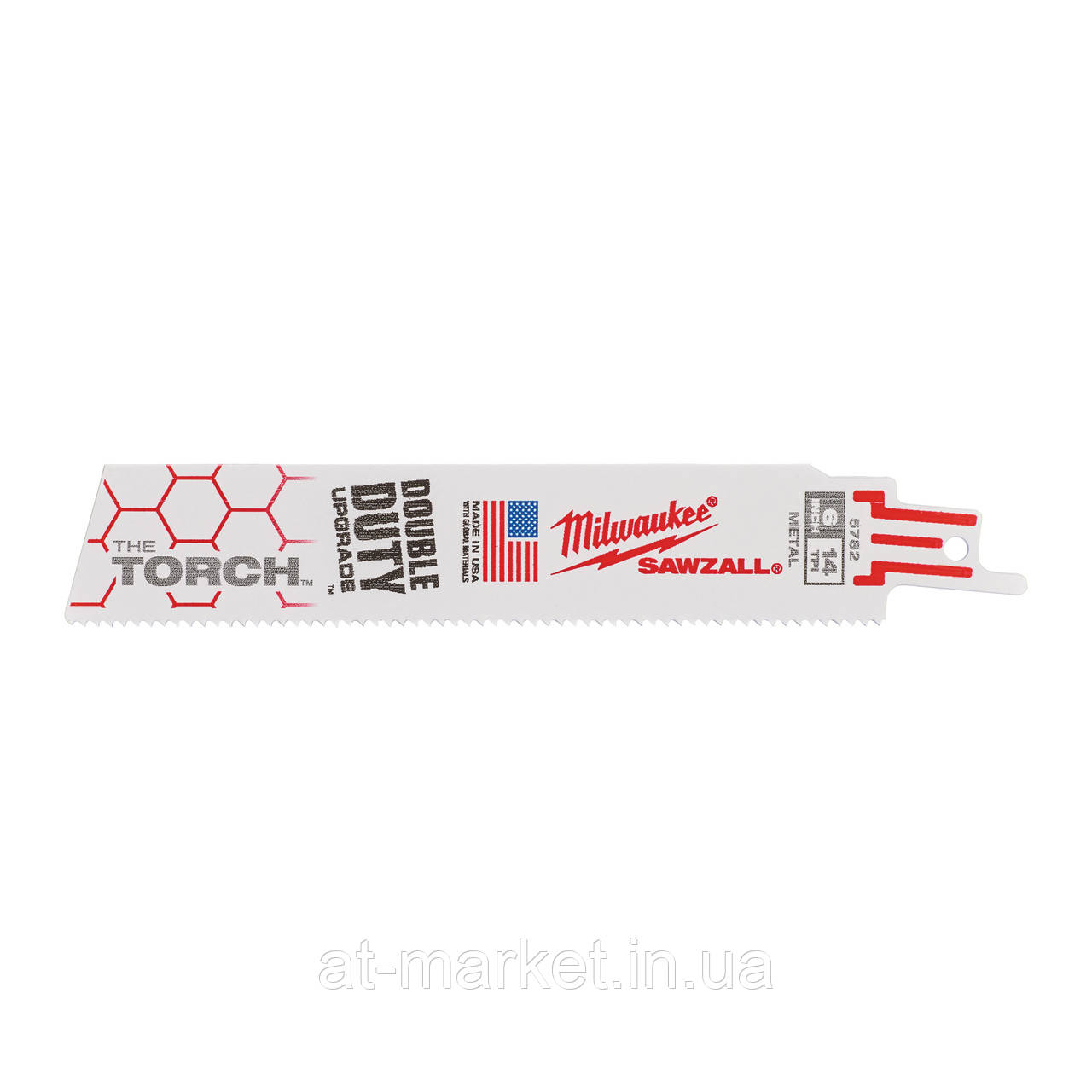 Полотно для шаб. пили TORCH MILWAUKEE, 115 мм/крок зуба 1,8 мм, (5 шт.)