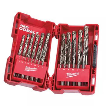 Набір свердл по металу HSS-Co MILWAUKEE DIN338, (25шт)