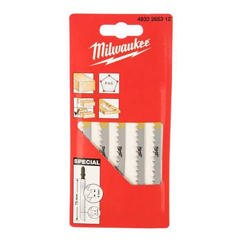 Полотна для лобзика SPECIAL MILWAUKEE, 75мм, (5шт)