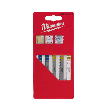 Набір полотен для лобзика MILWAUKEE, (5шт)