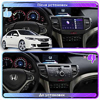 Al Штатная магнитола для Honda Accord VIII 2007-2011 экран 9" 4/64Gb 4G Wi-Fi GPS Top Android