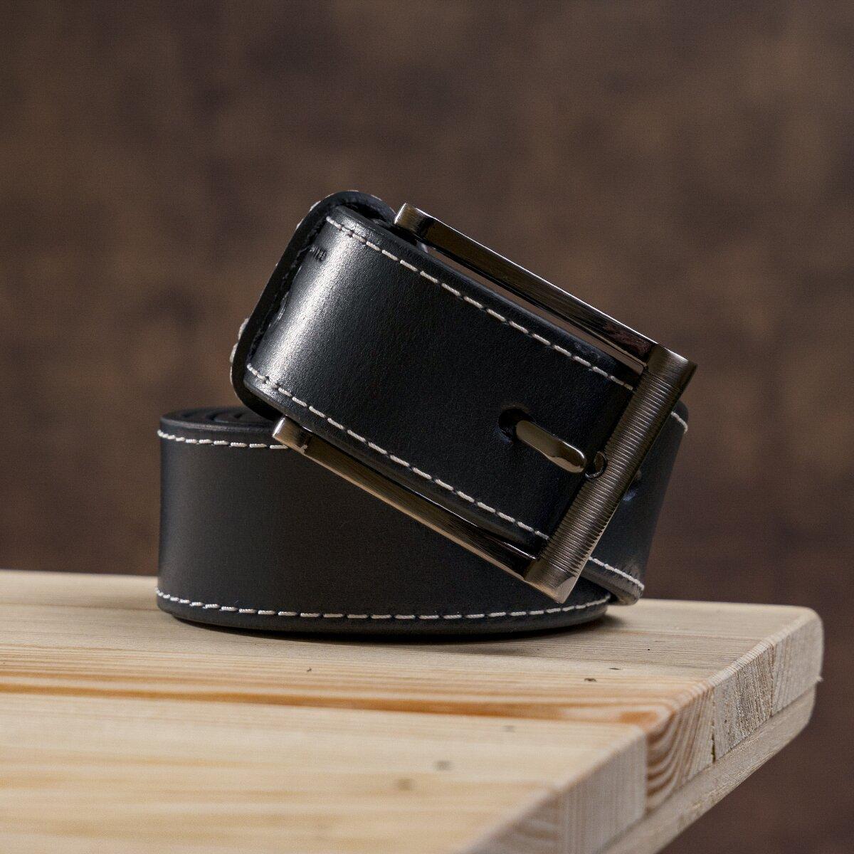 Купить Ремень мужской GRANDE PELLE 00765 Синий стильный ремень на пояс ...