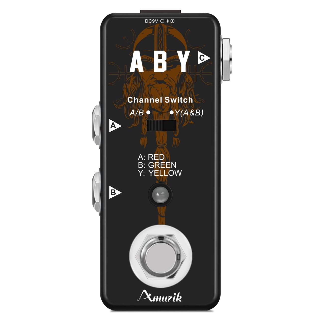 Amuzik ABY Box Line Selector AB Switch Гитарная педаль эффектов Mini Size для True Bypass - фото 1 - id-p1824483884