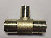 Трійник 20 х 16 х 20 латунний (перехідний)