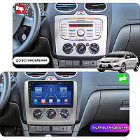 Al Штатная магнитола для Ford Focus II (North America) 2007-2010 экран 9" 6/128Gb 4G Wi-Fi GPS Top Android