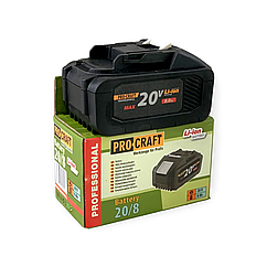 Акумуляторна батарея Proсraft Battery 20/8 (20 В, 8 А/год)