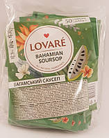 Чай у пакетиках зелений Ловаре Багамський саусеп Lovare Bahamian soursop 50 шт по 2 г у конверті