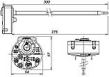 Терморегулятор TBS 16 A 220 mm (аналог RTS 16 A 220) — біметалевий, з термозахистом, діапазон 20...70 °C, Туреччина, фото 3