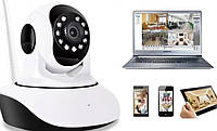 Поворотная IP Камера Видеонаблюдения Q5 V-106 (WN) 1mp | Беспроводная Wi-Fi Видеокамера bs