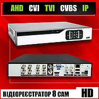 Регистратор с Пультом HD DVR-1080 8 Cam | Система Видеонаблюдения bs