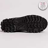 Армійські шкіряні кросівки, тактичні демісезонні, Альфа Чорні, тактичне шкіряне взуття, фото 4