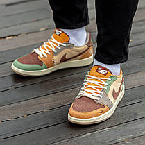 Кросівки Air Jordan Retro 1 Low OG Zion Williamson Voodoo / Аїр Джордан 1 Зайон Вільямсон Вуду Низькі, фото 5