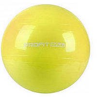 Большой мяч для фитнеса фитбол Profiball 75 см , желтый