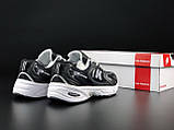Чоловічі кросівки New Balance 530 сіточка літні спортивні повсякденні чорно-білі, фото 5