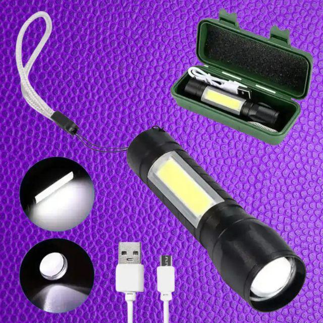 Тактичний LED-ліхтар LED TACTIC LIGHT у Коробці | Потужний світлодіодний Ліхтар | Ліхтар Кишеньковий Світлодіодний bs