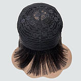 Красива натуральна перука каре Katie HH чорного кольору, фото 7