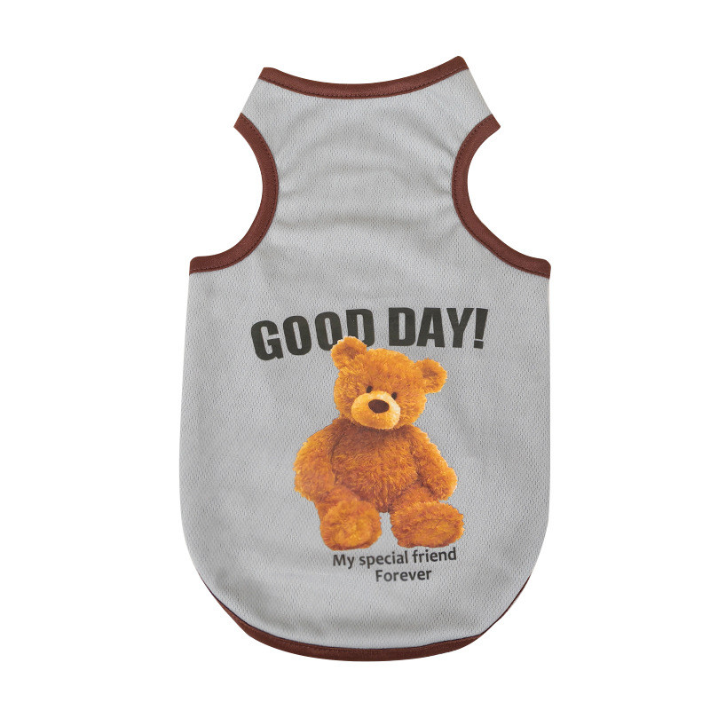Майка для собак Pet Style "Good Day" Сіра XS