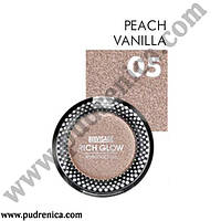 Тени для век Rich Glow Luxvisage 05 peach vanilla