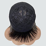 Красива натуральна перука каре Katie HH, колір гіркий шоколад, фото 7