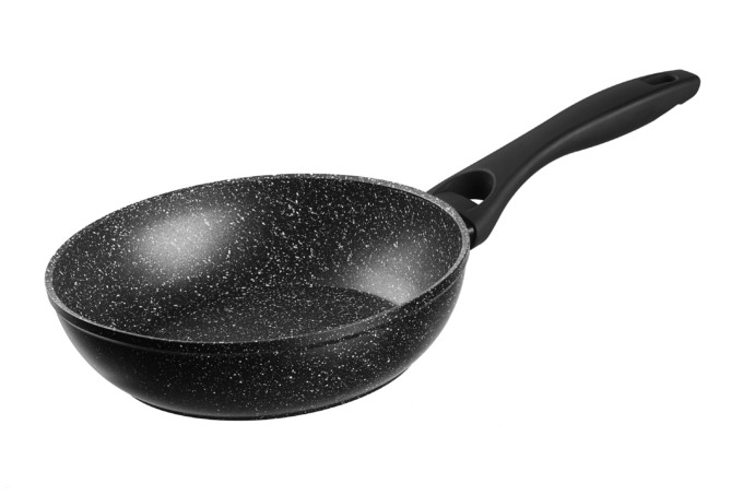 Сковорода Ardesto Gemini Gourmet глибока d26 см h6,8 см алюміній із мармуровим покриттям (AR1926DF)