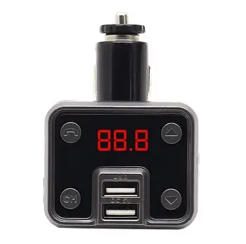 Автомобільний FM модулятор SmartUS KCB-910 FM052 FM трансмітер Чорний