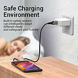 Кабель Vention USB 2.0 до Micro USB, 3 метри, риверсивний дизайн, алюмінієвий корпус, швидка зарядка 18W/3A, чорний, COCHI, фото 7