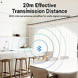 Bluetooth-адаптер Vention Bluetooth 5.0 адаптер USB приймач комп'ютерний передавач Plug & Play Білий CDSW0, фото 5