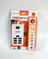 USB Hub 7 портов USB 2.0 юсб разветвитель хаб