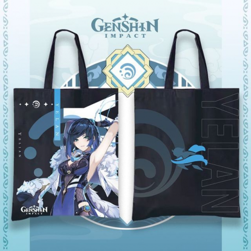 Екосумка шопер Genshin Impact "Єлань" 42х33 см 3DTOYSLAMP, фото 1