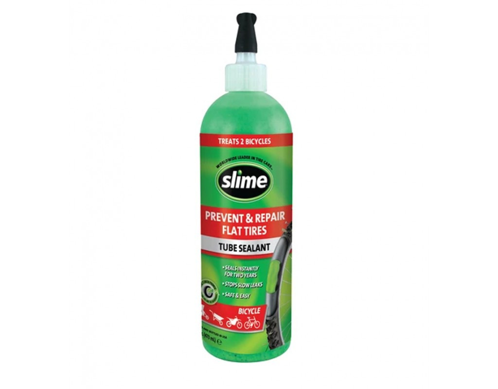 Антипрокольная жидкость Slime 473 мл герметик для камер - фото 1 - id-p1824629204