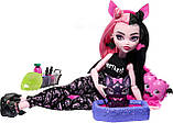 Лялька Монстер Хай Дракулаура Monster High Draculaura Creepover Party Doll Піжамна вечірка HKY66 Mattel Оригінал, фото 6