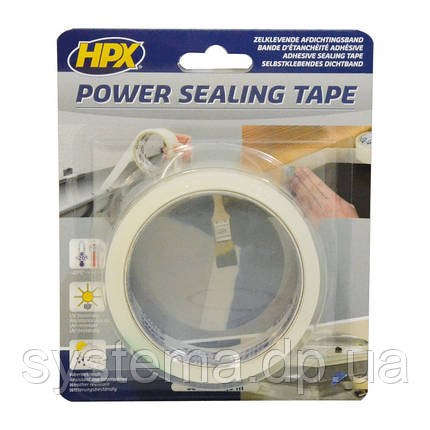 Клейка стрічка HPX Power Sealing Tape для герметизації швів, 38 мм x 1,5 м, 1 мм, прозорий, фото 1