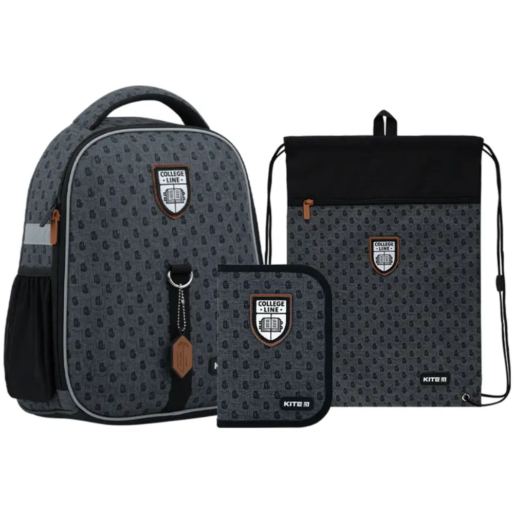 Рюкзак + Пенал + Сумка для взуття Kite College Line Boy SET_K22-555S-6