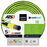 Поливочный шланг Cellfast GREEN ATS, 1/2", 25м, 5 слоев, до 30 Бар, -20 +60°C (15-100) - Топ Продаж!