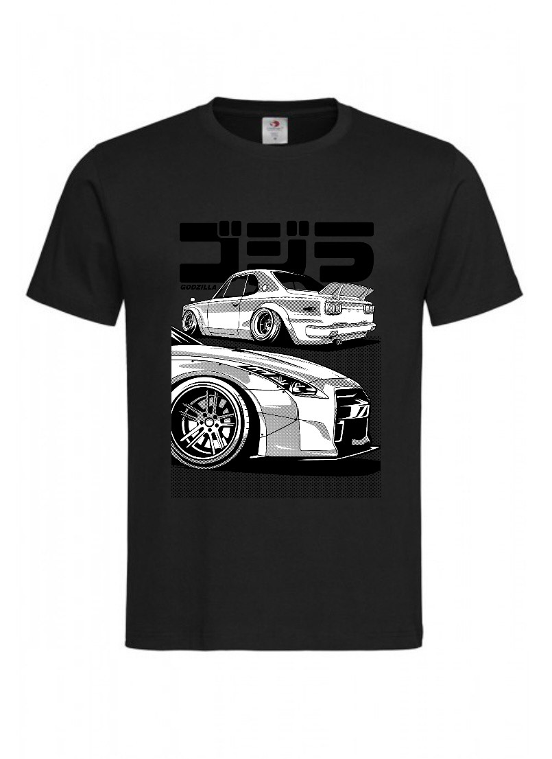 Футболка з принтом GTR GOJIRA