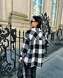 Жіноча стильна тепла сорочка Larionoff у клітку новинка 2023, фото 7