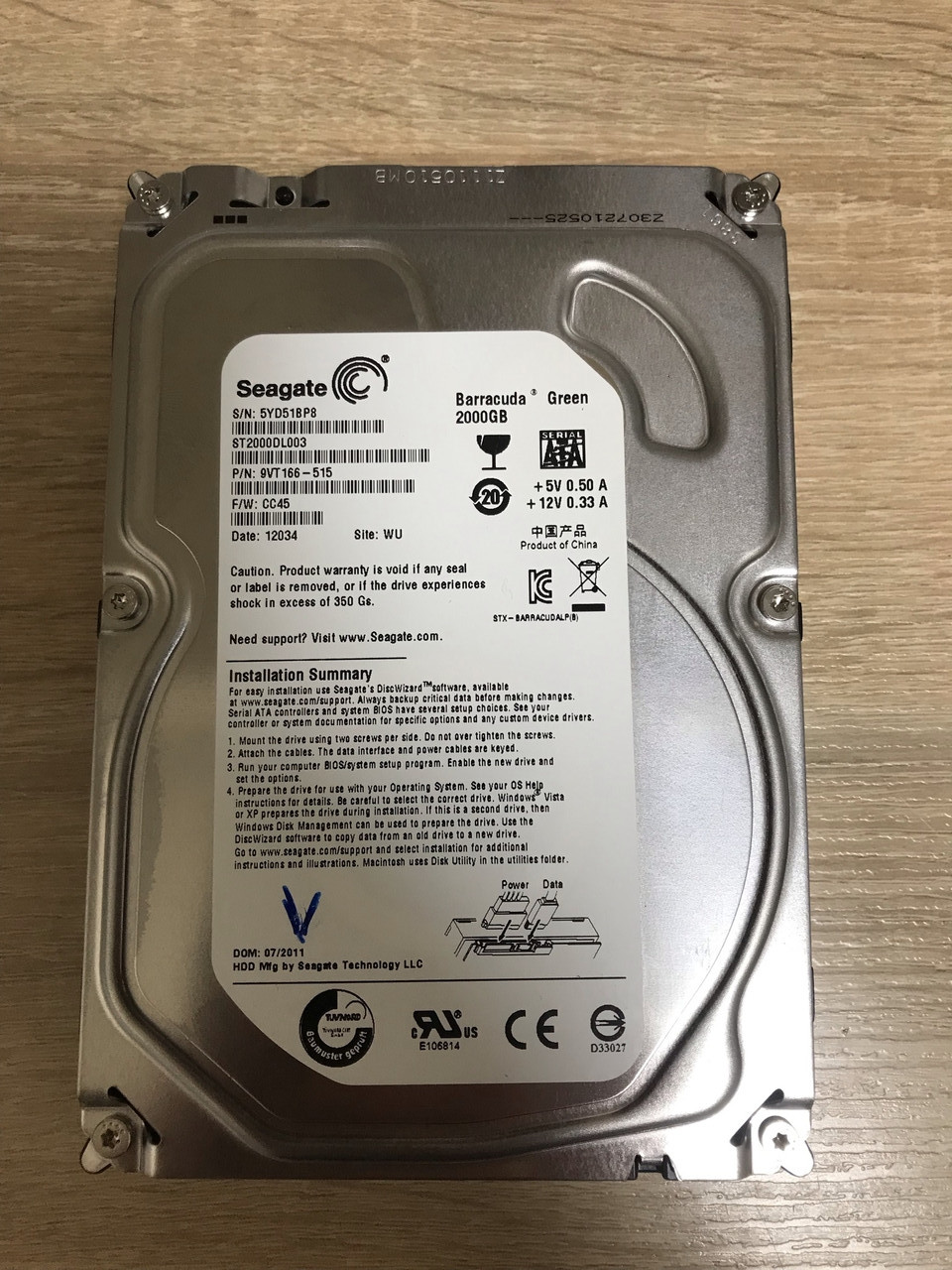 Купить Винчестер накопитель hdd жесткий диск ПК системного блока 3.5 ...