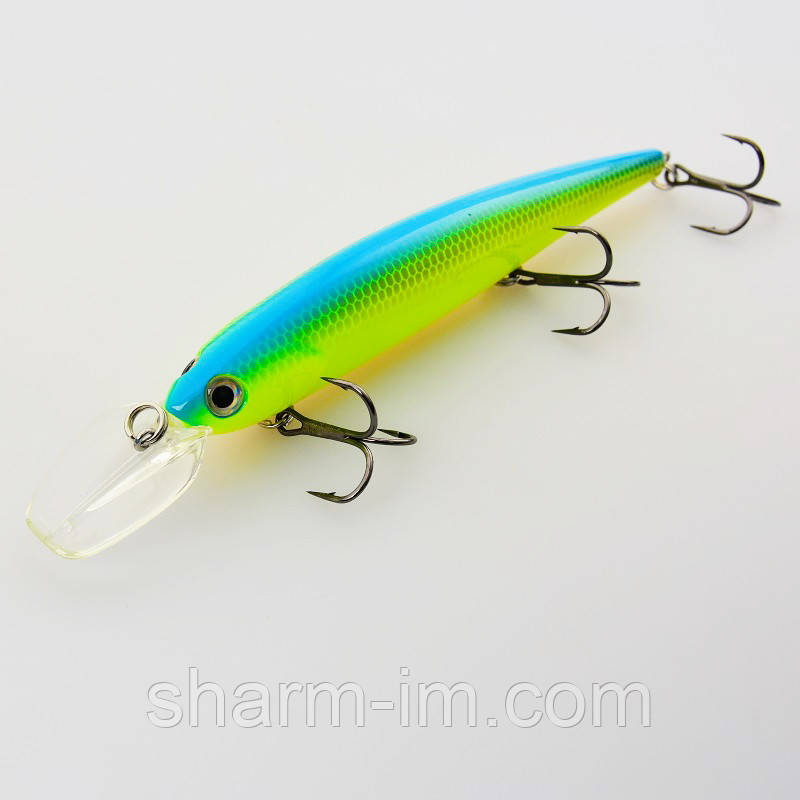 Воблер Bandit Walleye Deep "CHARTREUSE BLUE BACK "