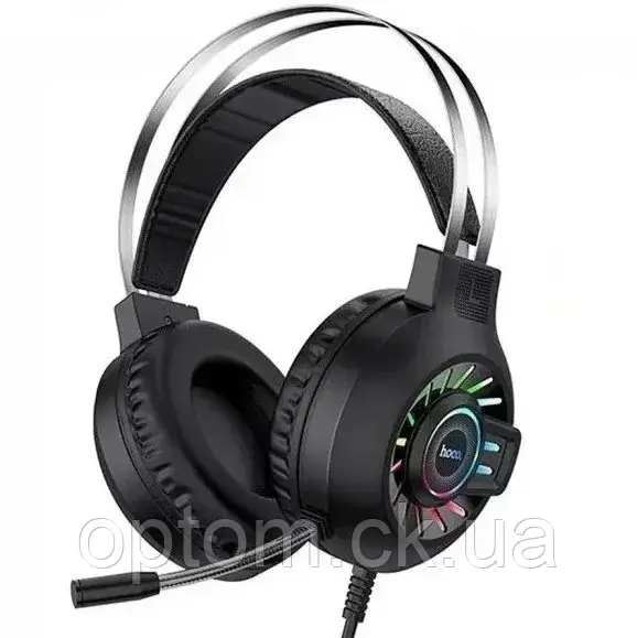 Навушники HOCO W100 Gamind Black, фото 1