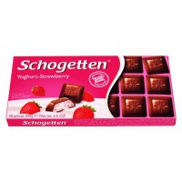 Шоколад "Schogetten Yoghurt-Strawberry" ( Шогеттен клубника с йогуртом) Германия, 100г - фото 4 - id-p262919340