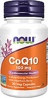Коэнзим CoQ10, Now Foods, 100 мг, 30 капсул