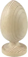Яйцо деревянное пасхальное для раскраски (8-9 см) Атлас AS-4232