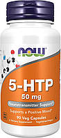 5-HTP Now Foods, 5-гідрокситриптофан, 50 мг, 90 капсул