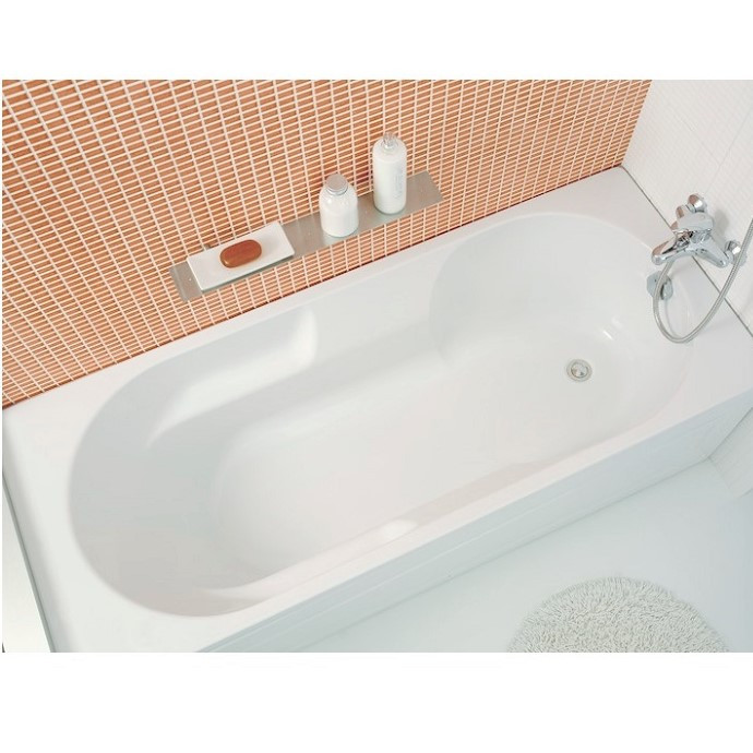 Акриловая прямоугольная ванна 1700x700 с ножками Jika Lyra Чехия - фото 1 - id-p1824669927