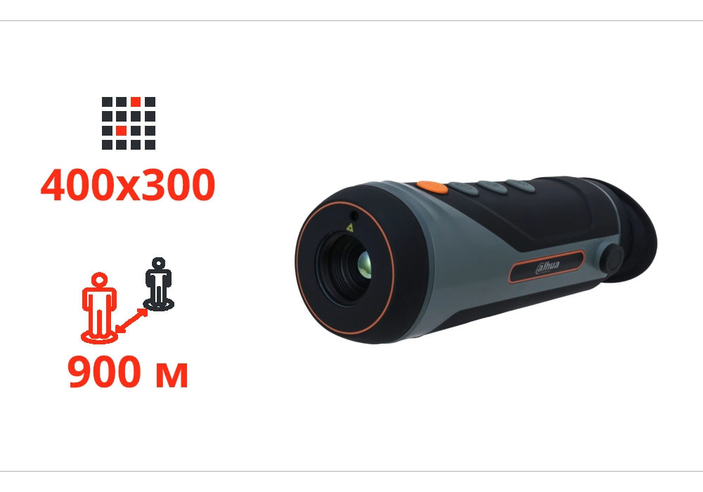Тепловізійний монокуляр Dahua TPC-M40-B25-G, фото 1