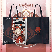 Екосумка шопер Genshin Impact "Клі" 42х33 см 3DTOYSLAMP