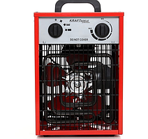 KRAFT&Dele Тепловентилятор 2,5 кВт, 220 В, термостат, 3 режими роботи