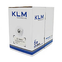 Кабель КПВ UTP 2*2*0.5 ССА cat 5E для внутр робіт 305 м, Gray