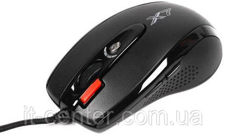 Миша A4tech X-718BK Black (X-718BK_USB-Black), фото 1